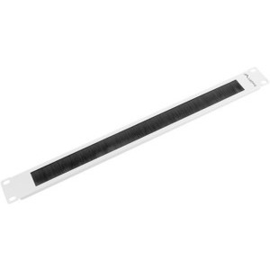 Lanberg AK-1101-S 1U, Panou cu perie, 19", Metal, Gri
