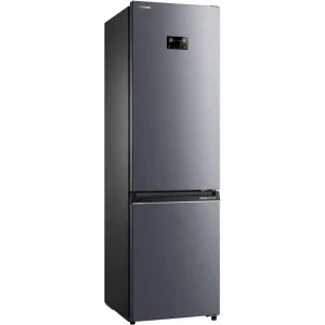 Toshiba GR-RB500WE-PMJ, 378 L, Clasa E, No Frost, Inverter, Flexible Zone, Pure Bio, Alloy Cooling, Control electronic, Gri