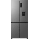 Frigider Side By Side TCL RC518CXD0, 512 L, Clasa D, Total No Frost, Inverter, T-Fresh, T-Temp, Pure Air, AI Radar, Dozator de apa, Control electronic, 190 cm, Inox
