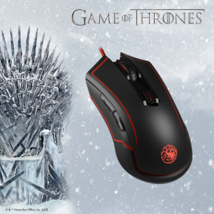 LexIP Game of Thrones - Targaryen RGB Black/Red