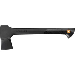 Fiskars Topor pentru despicat A11 + Dispozitiv pentru ascutit topoare si cutite