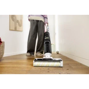 Karcher FCV 4 Dry, vertical cu mop, 180W, 0.45L, Alb/Negru