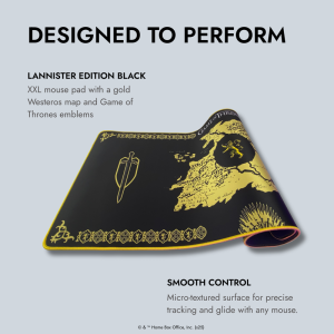 LexIP Game of Thrones - Lannister XXL Black/Gold