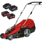 Einhell Masina de tuns iarba cu acumulator PXC GE-CM 36/43 Li M, 36 V, latime taiere 43 cm, inaltime taiere 25-75 mm, 6 trepte taiere, sac colector 63 L