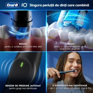 Oral-B Periuta de dinti electrica iO2 Negru + Trusa de calatorie