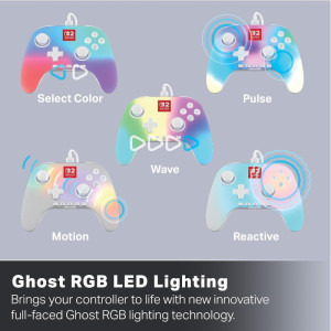 POWERA Advantage Lumectra White pentru Nintendo Switch 2