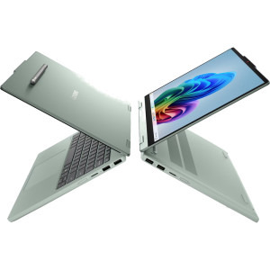 Lenovo 14'' IdeaPad 5 2-in-1 14IPH11, WUXGA OLED Touch, Procesor Intel® Core™ Ultra 7 355 (12M Cache, up to 4.70 GHz), 16GB DDR5, 1TB SSD, Intel Graphics, No OS, Breeze Moss