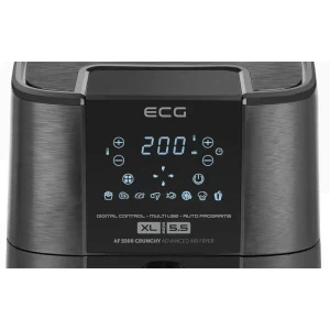 ECG Friteuza cu aer cald Crunchy AF 5500, 1350W, 5.5L, Negru