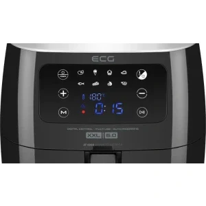 ECG Friteuza cu aer cald AF 6000, 1800W, 6L, Negru