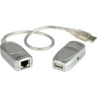 Cablu periferice ATEN UCE60-AT Extender USB 2.0 tip A male - USB 2.0 tip A female, 60m, Alb