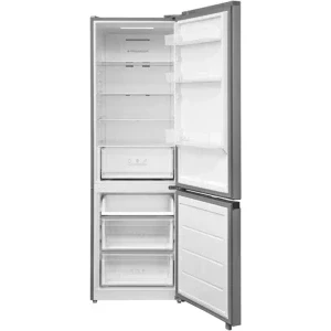 Heinner HCNF-M330INVSE++, 330 L, Clasa E, Total No Frost, Inverter, Control electronic, 186 cm, Argintiu