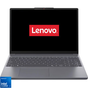 Lenovo 15.3'' IdeaPad Slim 3 15IWC11, WUXGA IPS, Procesor Intel® Core™ 7 350 (6M Cache, up to 4.80 GHz), 16GB DDR5, 1TB SSD, Intel Graphics, No OS, Luna Grey