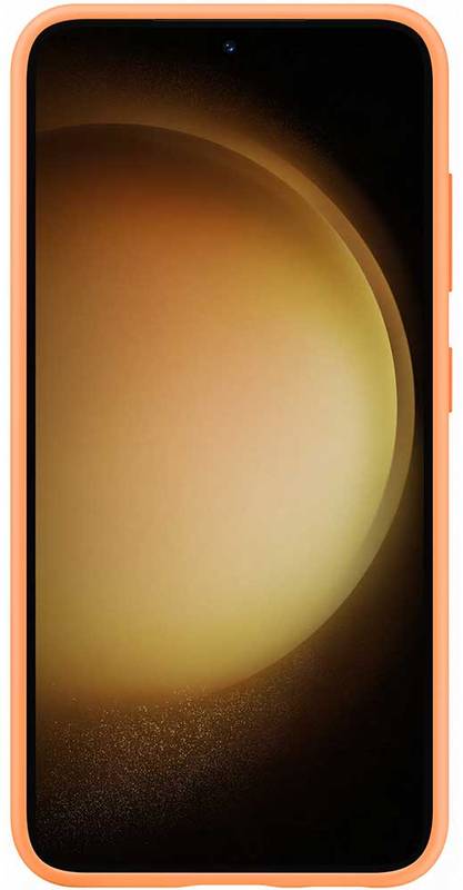 Samsung Capac protectie spate Silicon Orange pentru Galaxy S23 (S911)