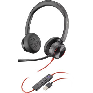 Poly Office/Call Center, Blackwire 8225 UC, Microsoft, USB-A