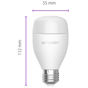 BlitzWolf Bec Smart LED RGB, BW-LT27, E27, 850 lumeni, 2700 K - 6500 K