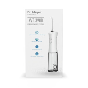 Dr. Mayer Irigator oral WT3900, portabil, 1700 pulsatii/minut, 5 trepte de presiune, 2 capete incluse, Alb