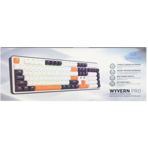 Redragon Wyvern RGB Alb-Portocaliu Switch-uri liniare Mint Mambo Mecanica