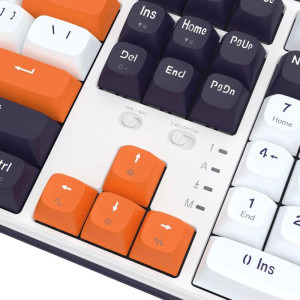 Redragon Wyvern RGB Alb-Portocaliu Switch-uri liniare Mint Mambo Mecanica