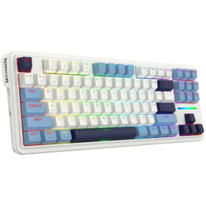 Redragon Antonium Pro TKL RGB Alb-Albastru Switch-uri liniare Redragon Gri Mecanica