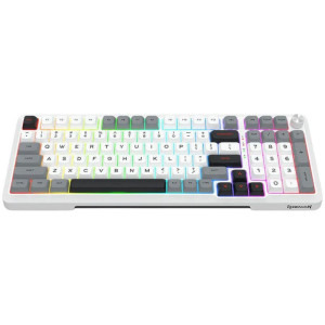 Redragon Bragi Pro Alb-Gri RGB Switch-uri Liniare Redragon Gri Mecanica