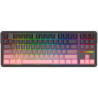 Tastatura Gaming Redragon Antonium Pro TKL RGB Negru-Roz Switch-uri liniare Huano Mecanica