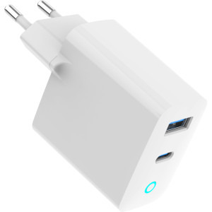 Gembird Universal, 1 x USB-C, 1 x USB-A, 65W White