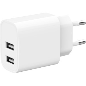 Gembird 2 x USB, 12W, White