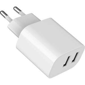 Gembird 2 x USB, 12W, White