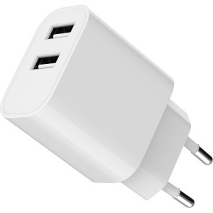 Gembird 2 x USB, 12W, White