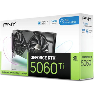 PNY GeForce RTX 5060 Ti Dual Fan OC 16GB GDDR7 128-bit DLSS 4.0