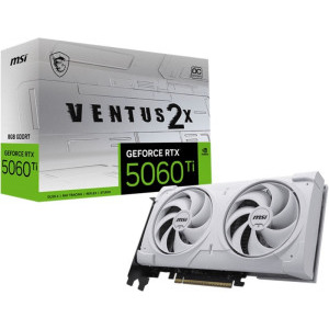 MSI GeForce RTX 5060 TI VENTUS 2X OC WHITE PLUS 8GB GDDR7 128-bit DLSS 4.0