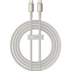 Cablu de date / adaptor Baseus Tungsten, USB-C Male la USB-C Male, 100 W, 2 m, Beige