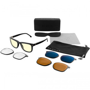 Ochelari protectie Monitor Gunnar Cupertino cu 4 lentile - Amber/ Amber Max/ Clear/ Sun