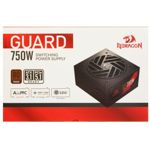 Redragon RGPS750WGU 750W, 80+ Bronze