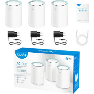 CUDY Gigabit M1300 Dual-Band WiFi 5 3buc
