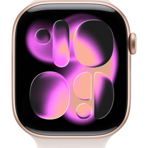 Apple Watch Series 11, GPS, 42mm Carcasa Aluminium Rose Gold, Light Blush Sport Band - M/L