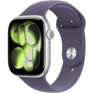 SmartWatch Apple Watch Series 11, Cellular, GPS, 42mm Aluminium Silver, Purple Fog Sport Band - M/L
