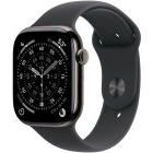 SmartWatch Apple Watch Series 11, Cellular, GPS, 46mm Carcasa Slate Titanium, Black Sport Band - M/L