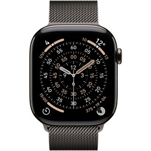 Apple Watch Series 11, Cellular, GPS, 46mm Carcasa Slate Titanium, Slate Milanese Loop - M/L