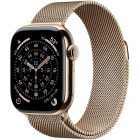 SmartWatch Apple Watch Series 11, Cellular, GPS, 46mm Carcasa Gold Titanium, Gold Milanese Loop - M/L