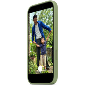Apple Protectie pentru spate, material silicon pentru iPhone 17, culoare Light Moss