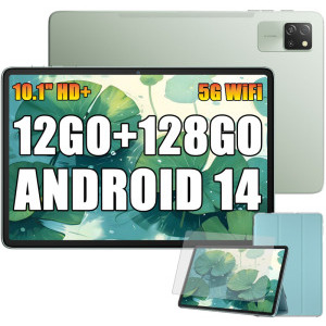 Tableta Blackview Tab 60 Pro, 10.1 inch Multi-touch, T606 Octa Core 1.6Ghz, 8GB RAM, 128GB flash, Wi-Fi, Bluetooth, GPS, LTE, Android 15, Algae Green, SET
