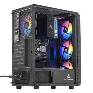 Gaming ZMEU Black Friday Edition, AMD Ryzen 7 8700G 4.2GHz, 32GB DDR5, 1TB SSD, Radeon 780M with Ryzen AI, Iluminare RGB