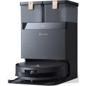 Aspirator robot Ecovacs DEEBOT T50 Max Pro OMNI G2, Li-Ion 6400 mAh, 18500Pa, 0.26 L + 3L, Negru
