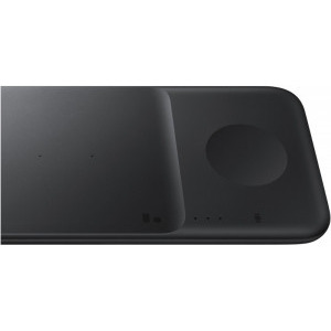Samsung EP-P6300T, Wireless Charger Trio Pad, negru, pana la 25W