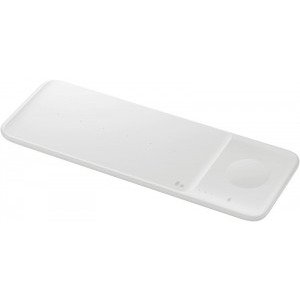 Incarcator wireless Samsung EP-P6300T, Wireless Charger Trio Pad, alb