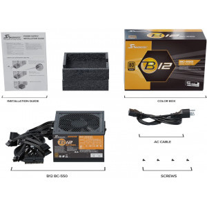 Seasonic B12 BC-550, 80+ Bronze, 550W