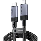 Cablu de date / adaptor Ugreen L705, USB-C Male la USB-C Male, 240 W, 2 m, Black