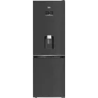 Combina frigorifica Beko B5RCNA376HXBRW, 370 L, Clasa C, No Frost, ProSmart Inverter, HarvestFresh, AeroFlow, CoolAdapt, HomeWhiz, Dozator apa, Control electronic, 186 cm, Metal Look