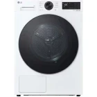 Uscator de rufe LG RHX5009TB, Pompa de caldura, 9 kg, Clasa B, Dual Inverter, AI Dry, TurboDry, ThinQ, Smart Pairing, Alb